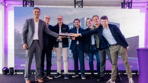 From the left; Rohit Sodha, Per Hallius, Henning Vold, Patrick Höijer, Joakim Andreasson, Max Cantor and Fredrik Korterud